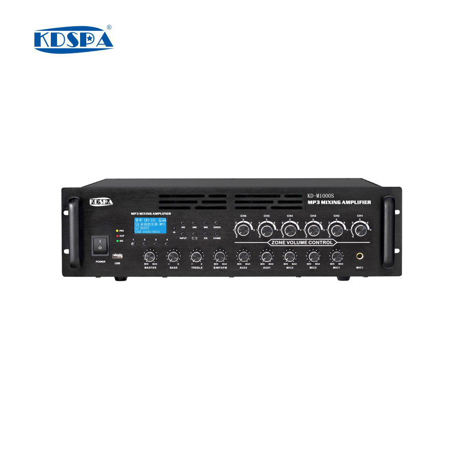 带6分区音量独立调节/MP3/蓝牙/收音机合并式功放 KD-M800S/KD-M1000S